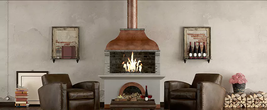 Thelin Hearth Products Providence Pellet Insert Fireplace Installation in Moore, OK