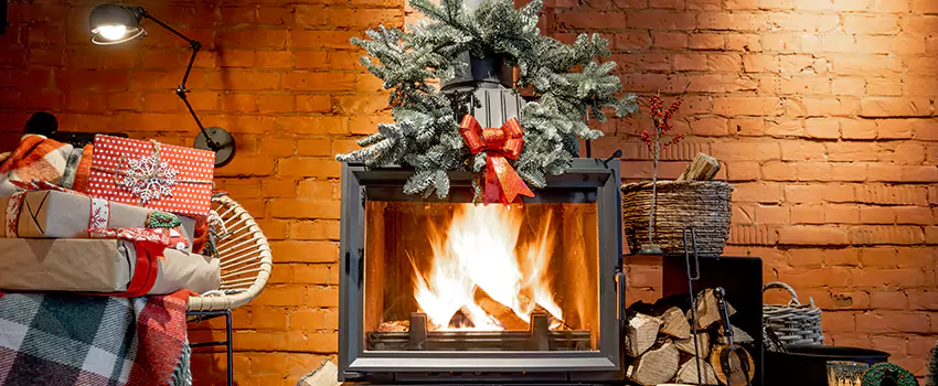 Travis Industries Linear Gas Fireplace Installation in Moore, Oklahoma