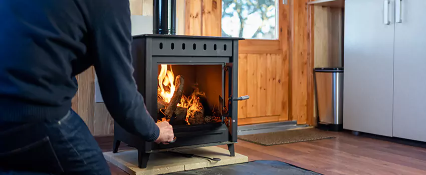 Open Hearth Wood Fireplace Installation in Moore, OK
