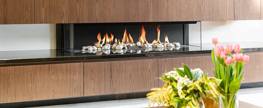 Double-height Fireplace Design Refurbishment in Moore, Oklahoma