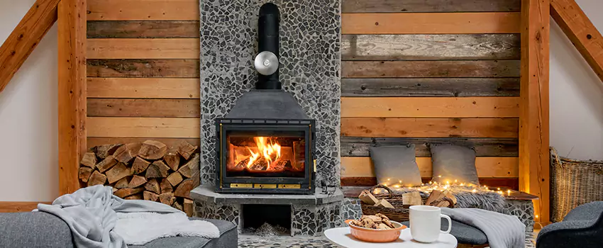 Thelin Hearth Products Direct Vent Gas Stove Fireplace Inspection in Moore, Oklahoma